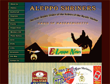 Tablet Screenshot of alepposhriners.com